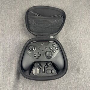 Microsoft Xbox Elite Series 2 Wireless Controller Black Model 1797 w/ Case Dock